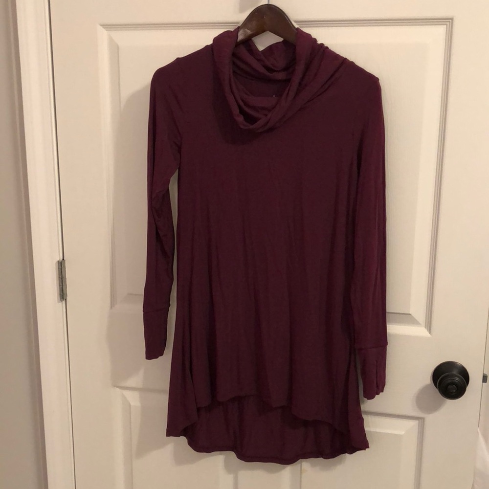 CUDDL DUDS tunic Software with stretch M medium plum grape new in package winter